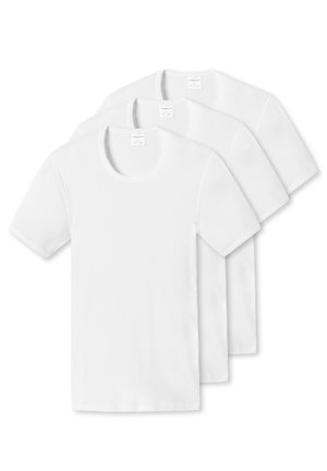 3ER PACK COTTON ESSENTIALS DOPPELRIPP - Unterhemd/-shirt - weiß