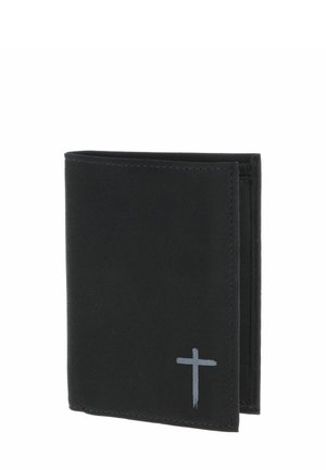 NEW CRYPTAN RFID PROTECT - Geldbörse - freedom cross print grey/black