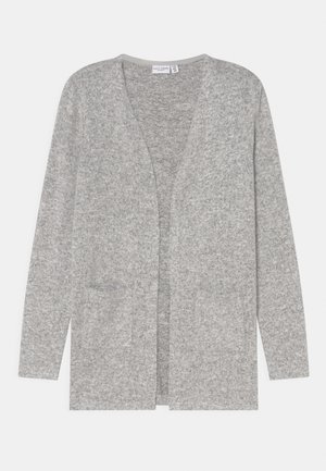 NKFVICTI - Strickjacke - grey melange