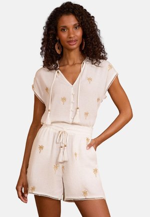 REGULAR FIT - EMBELLISHED PALM TREE  - Doplnky na pláž - white
