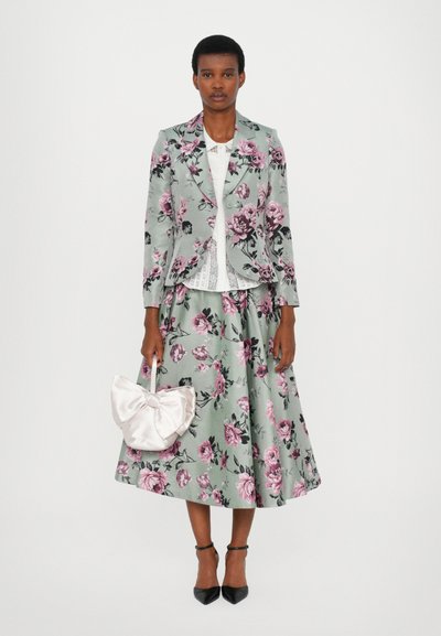 Alice + Olivia NILDA VOLUMINOUS SKIRT - A-lõikeline seelik - sage/multi-coloured