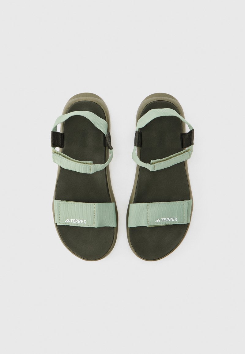 Adidas Terrex Outdoor Sandals Olive Green Hook and Loop Adjustable Size 9 New Terrex_Hydroterra_Sandals_Gree  main image 2