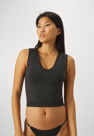 ONLY ONLISABELLA SEAMLESS  - Formujúca podprsenka - black/silver