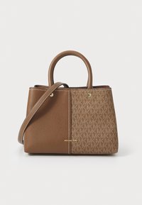 MICHAEL Michael Kors FLORA SATCHEL - Handtas - dark caramel
