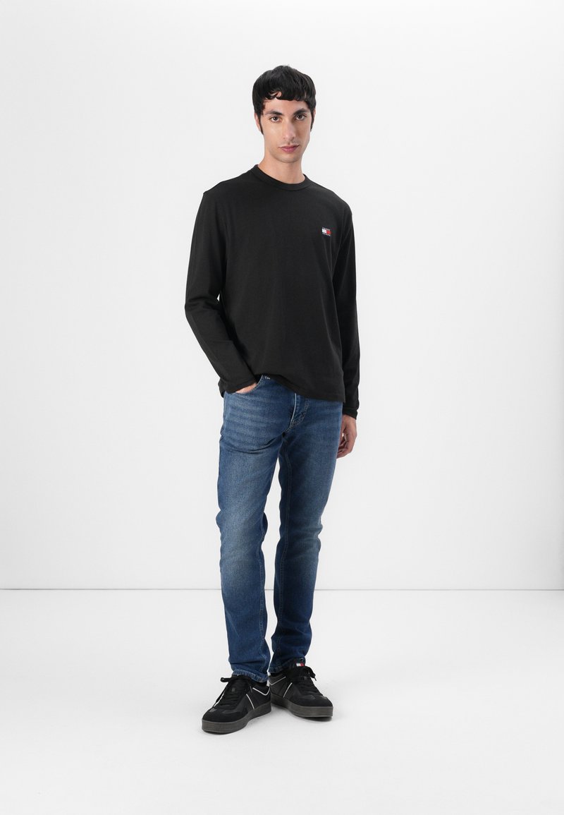 Tommy Jeans Topper langermet - black