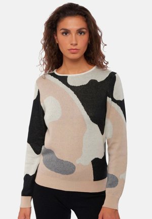 Pullover - ivory   black   powder