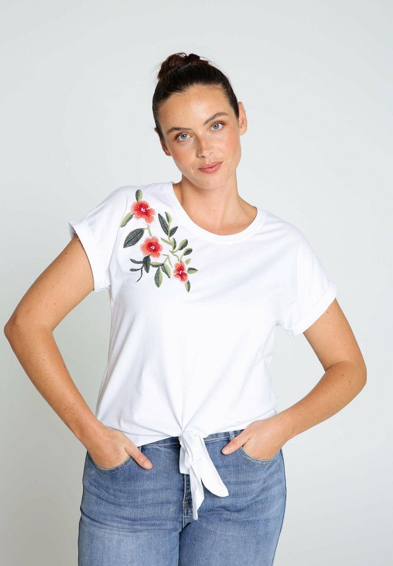 Cassis Tshirt z nadrukiem/biały Zalando.pl