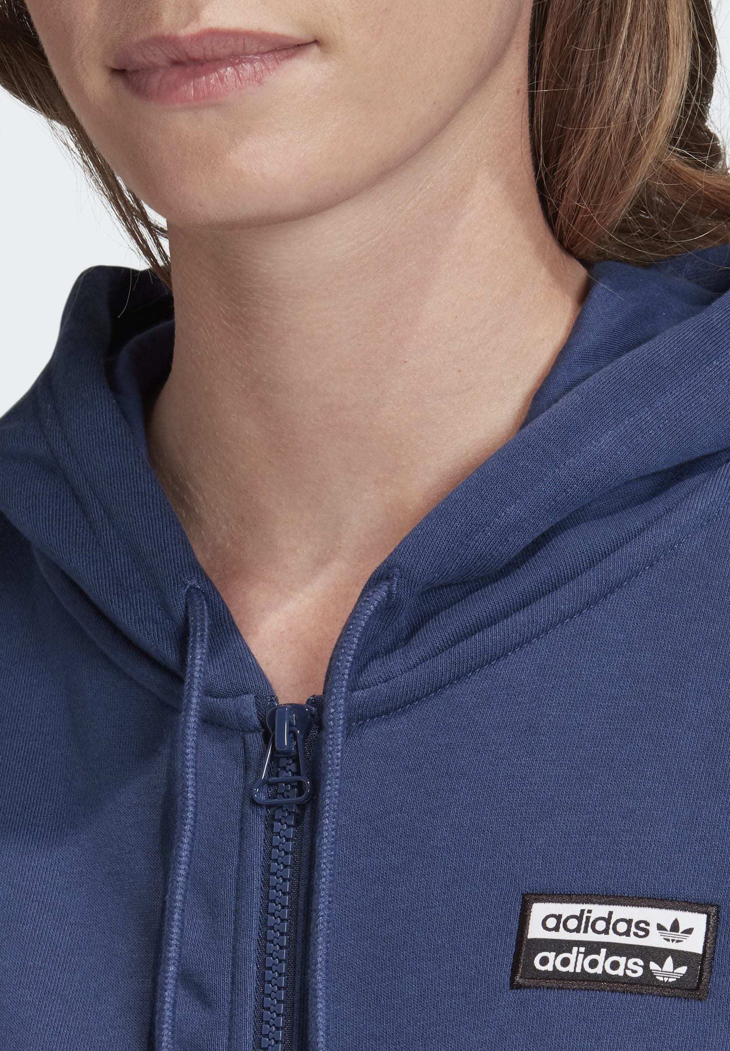 adidas originals track top blue