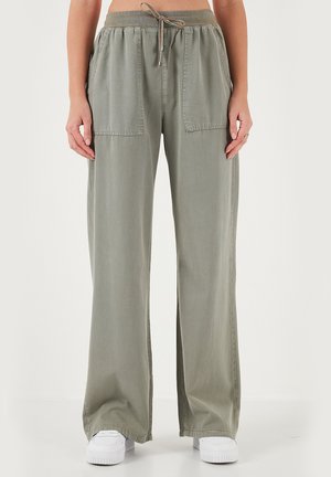 Relaxed fit jeans - khaki
