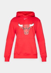 CHICAGO BULLS CLUB LOGO - Kapucnis pulóver - university red/white