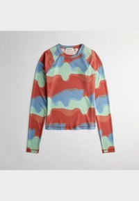 COACH LONG SLEEVE UNISEX - T-shirt à manches longues - deep orange/twilight multi