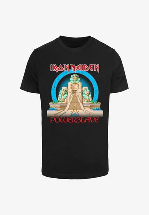 Merchcode, POWERSLAVE - WORLD SLAVERY TOUR EGPYT - Nyomott mintás póló - black