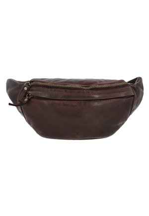 SPENCER - Bum bag - dunkelbraun  rindsleder