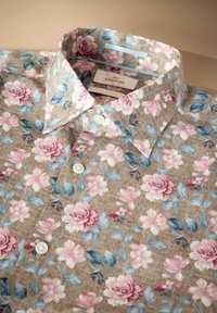Next SIGNATURE FLORAL PRINT LONG SLEEVE - Skjorta - neutral brown/pink