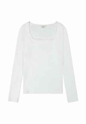 Lee SQUARE NECK SLIM FIT - Camiseta de manga larga - bright white