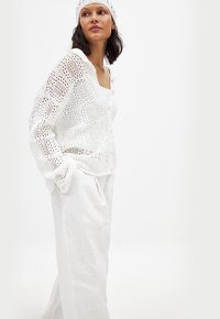 NA-KD MID WAIST  - Pantalon classique - white