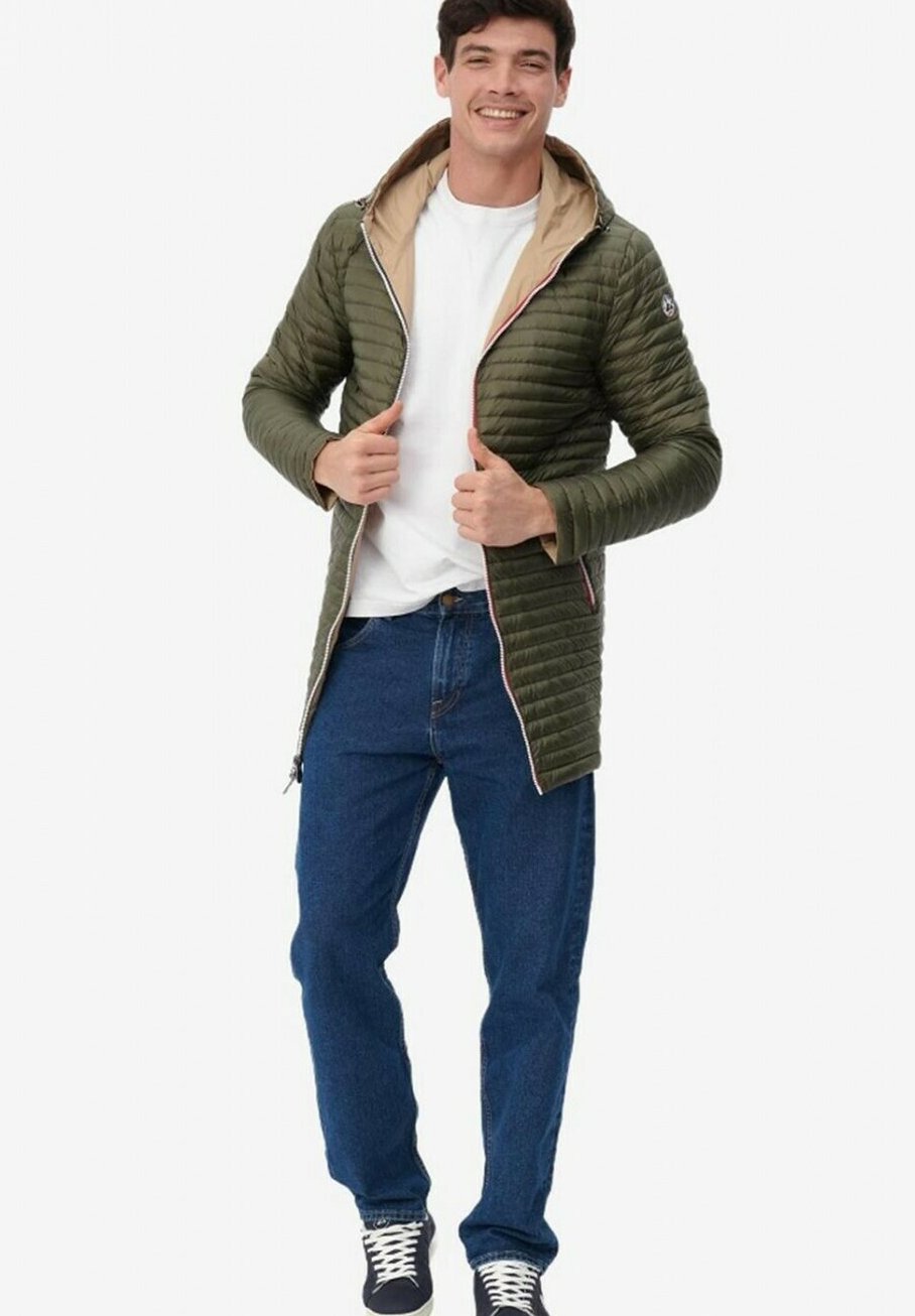 JOTT JOTT SAHARI - Abrigo de plumas - beige/green/beige - Zalando.es