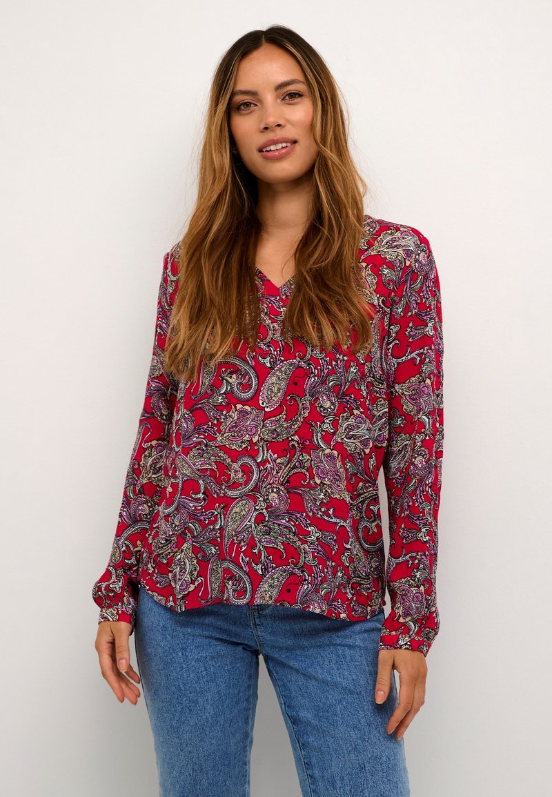 Kaffe AMBER PRINTED - Blusa - virtual pink paisley print