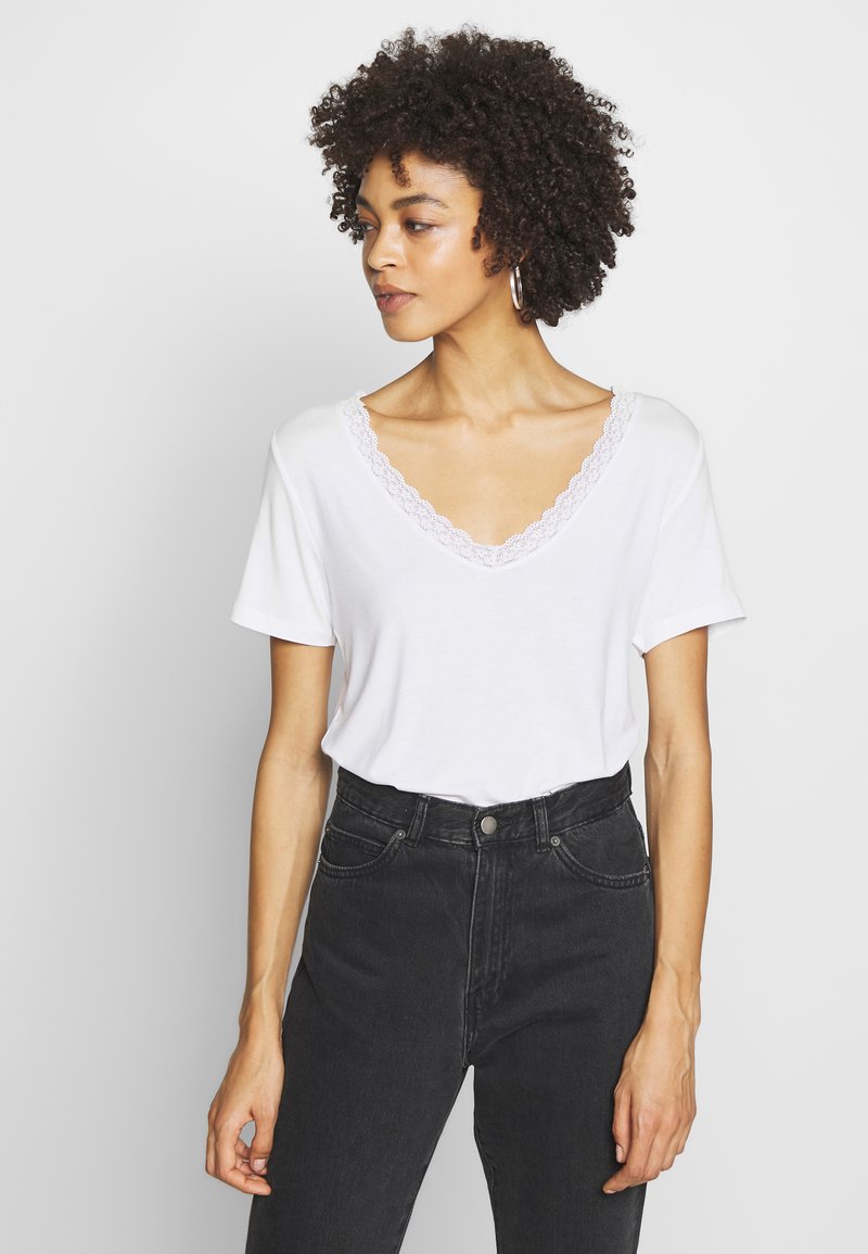 Anna Field T-shirt básica - white