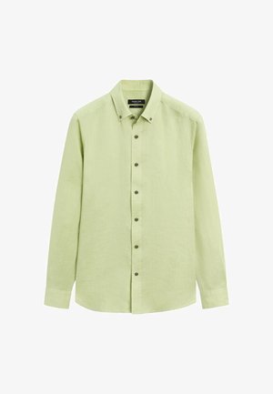 Massimo Dutti, 100% LINEN REGULAR FIT SHIRT - Hemd - light green