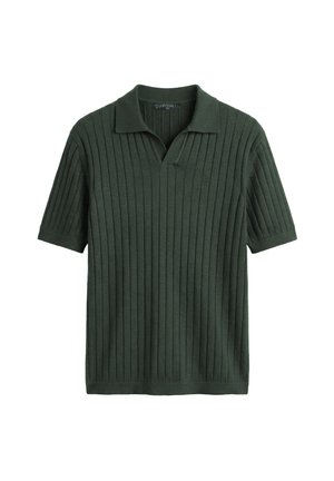 CRYSTAL PARIS, CRYSTAL PARIS STRUCTURED POLO VENTO - Polo - khaki