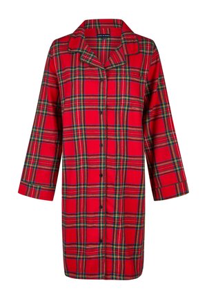 LONG SLEEVE - Chemise de nuit / Nuisette - red check