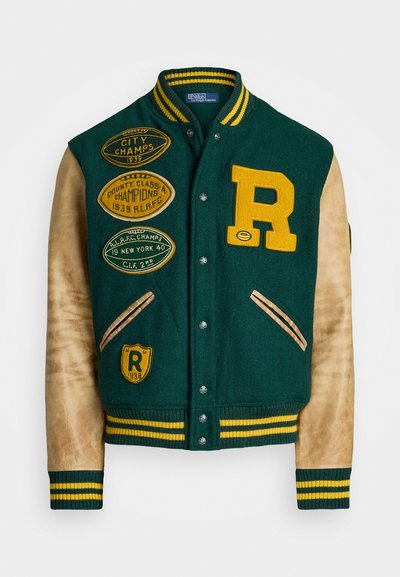 Polo Ralph Lauren VARSITY BOMBER - Chaquetas bomber - moss agate