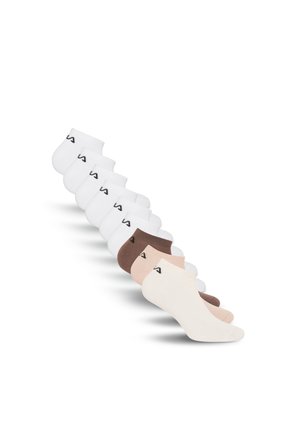 Fila FILA INVISIBLE SOCKS 9 PACK  UNISEX - Sneaker-Socken - mocha mousse white