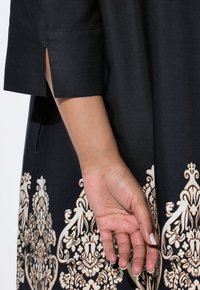 Ulla Popken 3/4 SLEEVE   - Jurk - black
