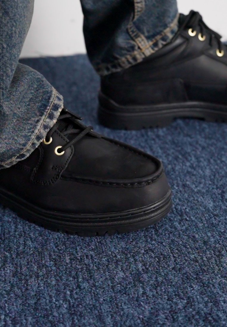 Timberland Heritage Mid Lace GTX Boot 黒 Timberland HERITAGE MID GTX - Casual lace-ups - black/black