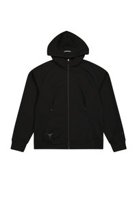 Sweater met rits - black