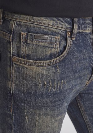 Antony Morato, JEANS ARGON SLIM ANKLE LENGHT FIT IN AUTHENTIC CHROME DEEP SKY - Vaqueros tapered - blue denim