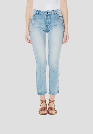 REGULAR PUSHUP  - Vaqueros tapered - azul med   medium blue