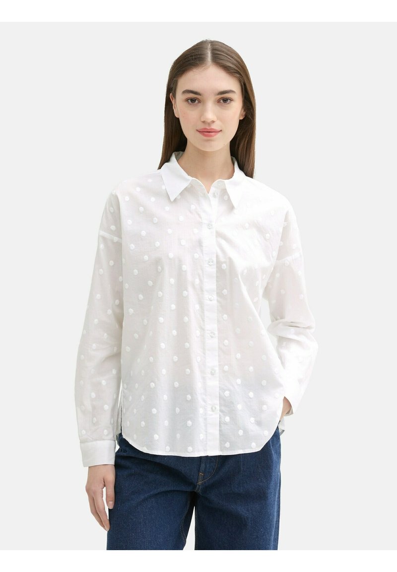 TOM TAILOR Denim Top Donna A Costine: Canottiera Basic Slim Fit In Misto Cotone