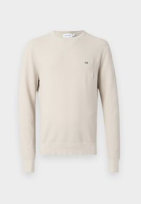 WAFFLE STRUCTURE - Maglione - stony beige