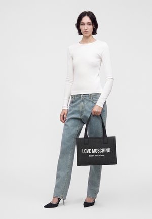 Love Moschino, SIGNATURE LOVE - Τσάντα χειρός - black