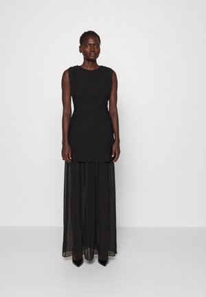 Hervé Léger MILANO GOWN RUCHED czarny