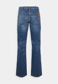 Wrangler TEXAS - Calças de ganga de perna direita - dark waters