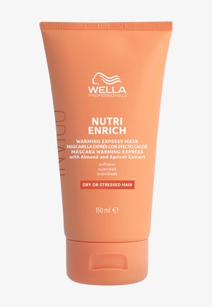 Wella Professionals Nutri Enrich verwarmend expressmasker tube, 150 ml, voor droog of gestrest haar met amandel- en abrikozenextract.