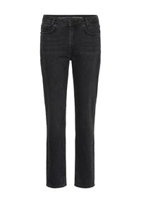 STRAIGHT - Jeans a sigaretta - black retro wash