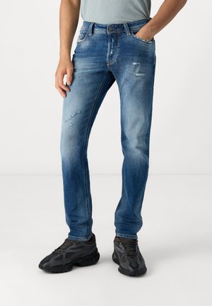 LARKEE BEEX - Jeans Straight Leg - blue denim
