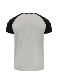 Hummel BLOCKED - T-shirts med print - grey melange