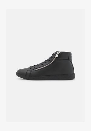 TOP LACE UP ZIP - Sneakers alte - triple black