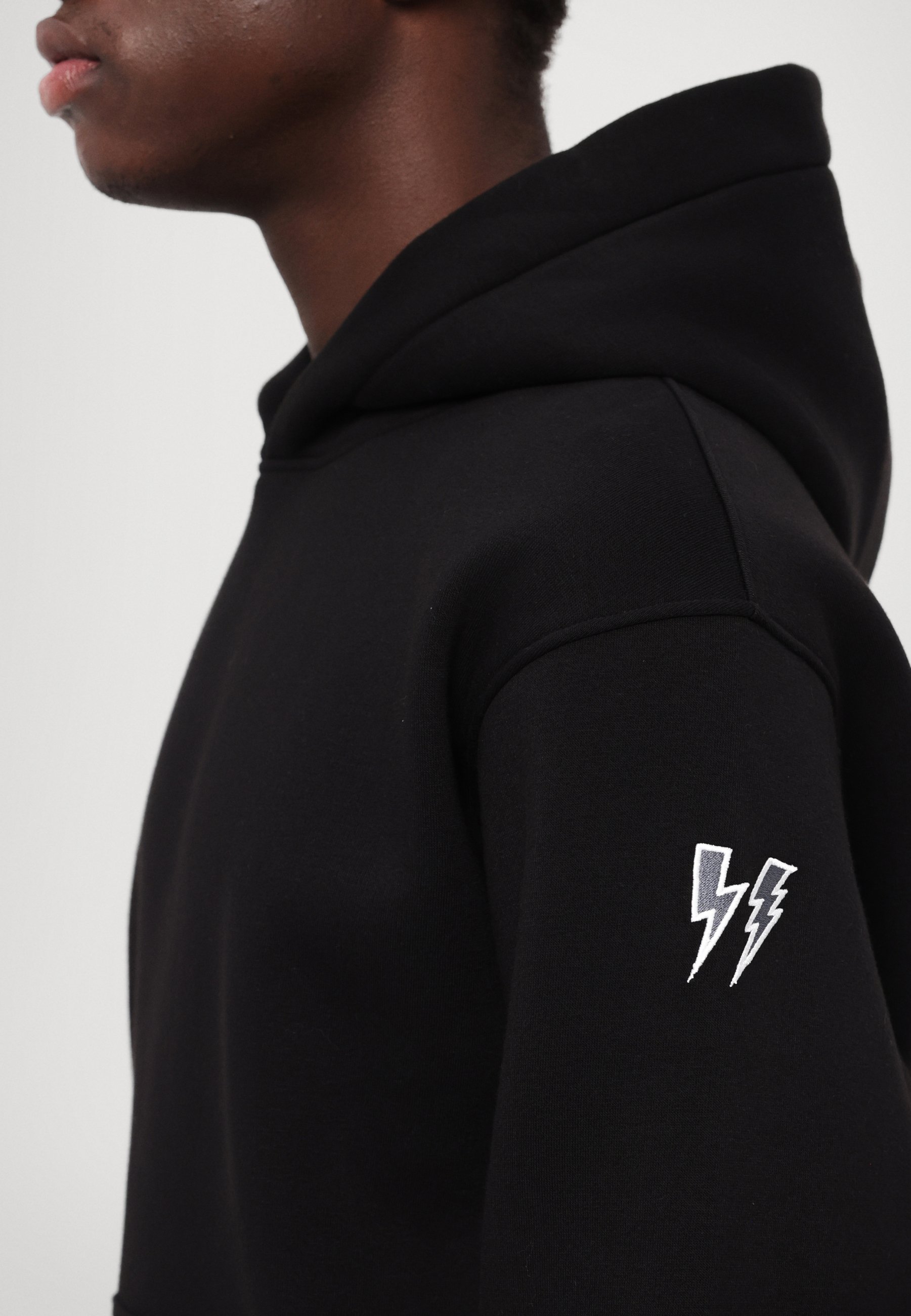 NEIL BARRETT｜ (Easy Drop Shoulder Double Bolts Hoodie ( Neil Barrett EASY DROP SHOULDER DOUBLE BOLTS HOODIE