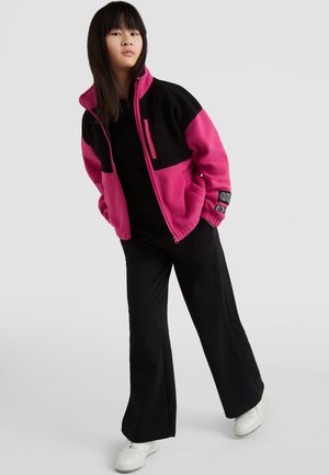 PROGRESSIVE FZ SHERPA - Giacca in pile - fuchsia red colour block