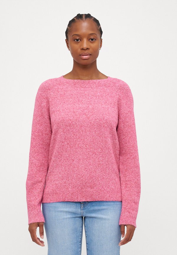VMDOFFY O NECK - Strickpullover - cabaret melange
