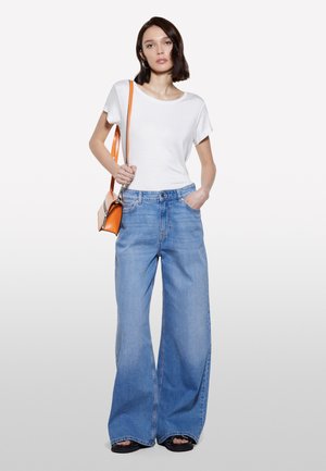 Sisley, SHORT SLEEVE  - T-Shirt basic - white