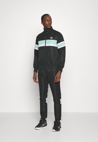 Sergio Tacchini - BOARD TRACKSUIT - Verryttelypuku - black/ocean wave Pienoiskuva 1