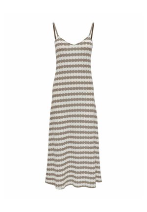 ONLY, ONLEVARA S/L STRIPE DRESS JRS - Pullover - cloud dancer