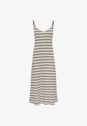 ONLY, ONLEVARA S/L STRIPE DRESS JRS - Pullover - cloud dancer